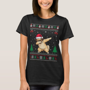Camiseta Dabbing Pekingese Perro Santa Hat Niños Chicas Ch