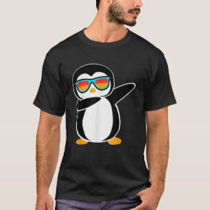 Camiseta Dabbing Penguin Cute Animal Birday Party Gift