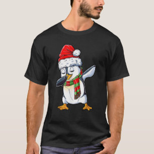 Camiseta Dabbing Penguin Santa Navidades Chicas Niños Gi