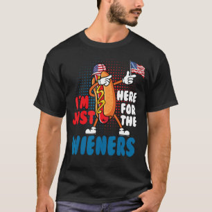 Camiseta Dabbing Perro caliente estoy aquí por la salchicha