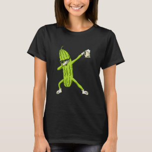 Camiseta Dabbing Pickle Shir Dancing Cucumbar
