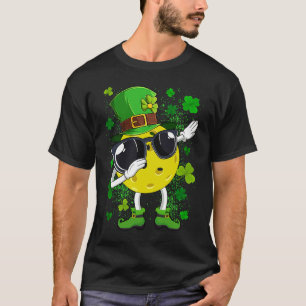 Camiseta Dabbing Pickleball Ball Leprechaun St Patrick's Da