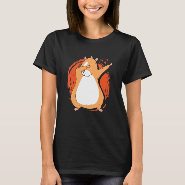 Camiseta Dabbing Pig Graphic Guinea Pig Owner Pet Cavy Anim (Anverso)
