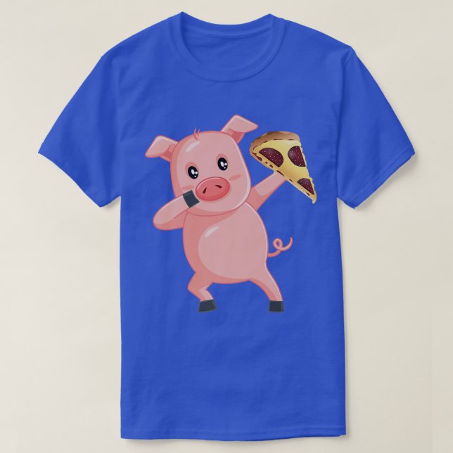 Camiseta Dabbing Pig Pepperoni Pizza Hog Dance Funny Dab Pr (Diseño del anverso)