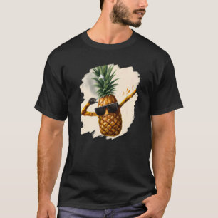 Camiseta Dabbing Pineapple Aloha Sunglass Beach Dance Haw