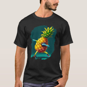 Camiseta Dabbing Pineapple Aloha Sunglass Beach Dance Haw