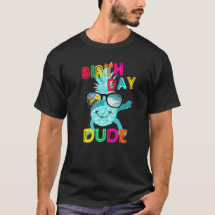 Camiseta Dabbing Pineapple Birthday Dude Fun Guay Sunglasse