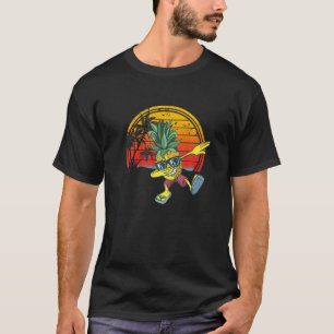 Camiseta Dabbing Pineapple Gafas de sol Aloha Bebidas Hawai