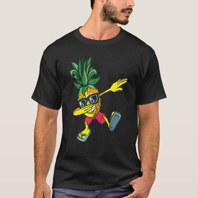 Camiseta Dabbing Pineapple Gafas de sol Funny Pineapple Sum (Anverso)