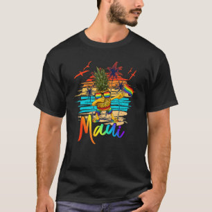 Camiseta Dabbing Pineapple Gay Pride Lgbt Maui Hawaii Summe