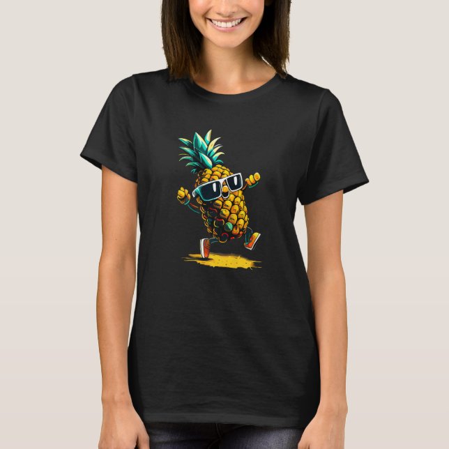 Camiseta Dabbing Pineapple Hawaiian s Tropical Aloha Beache (Anverso)