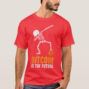 Camiseta Dabbing Pirate Skeleton Bitcoin es el futuro Cryp