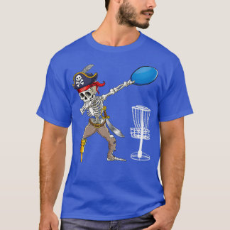 Camiseta Dabbing Pirate Skeleton Shirt Guay Disk Golf Gift