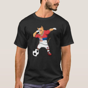 Camiseta Dabbing Pitbull Serbia Aficionados de Fútbol Jerse