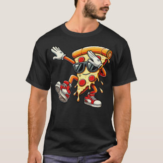 Camiseta Dabbing Pizza Slice Dance Pizza Toddler Boy Dancin