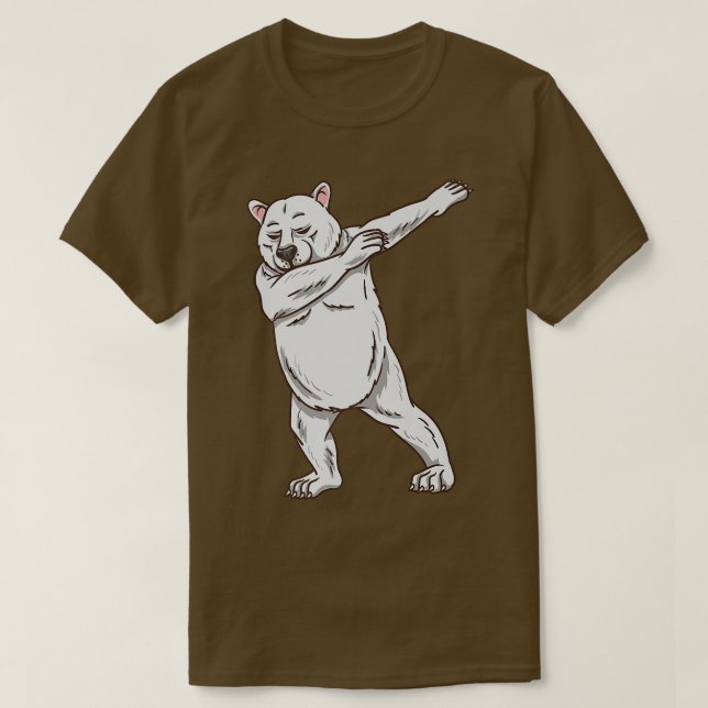 Camiseta Dabbing Polar Bear Premium 651 (Diseño del anverso)