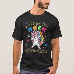 Camiseta Dabbing Preparado Para Rodar Unicornio De 2º Grado