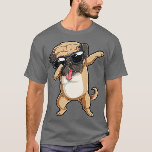 Camiseta Dabbing Pug T Dog Lover Niños Chicas Dab Dance