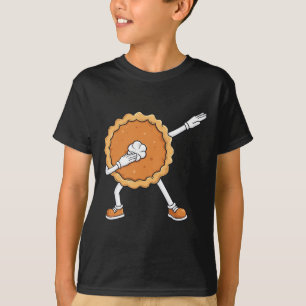 Camiseta Dabbing Pumpkin Pie Día de Acción de Gracias Niños