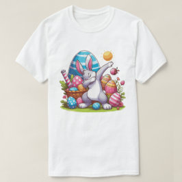 Camiseta Dabbing Rabbit Bunny Easter Day Boys Chicas