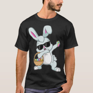Camiseta Dabbing Rabbit Easter Day Eggys Bunny Dabbing Boys