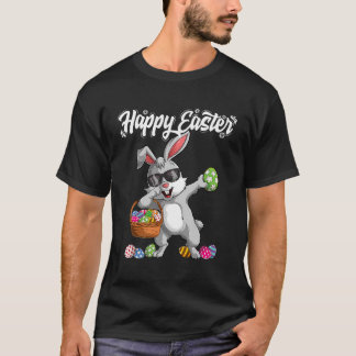 Camiseta Dabbing Rabbit Easter Day Eggys Dab Bunny