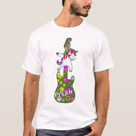 Camiseta Dabbing Rainbow Unicorn - Guitarra Yeah