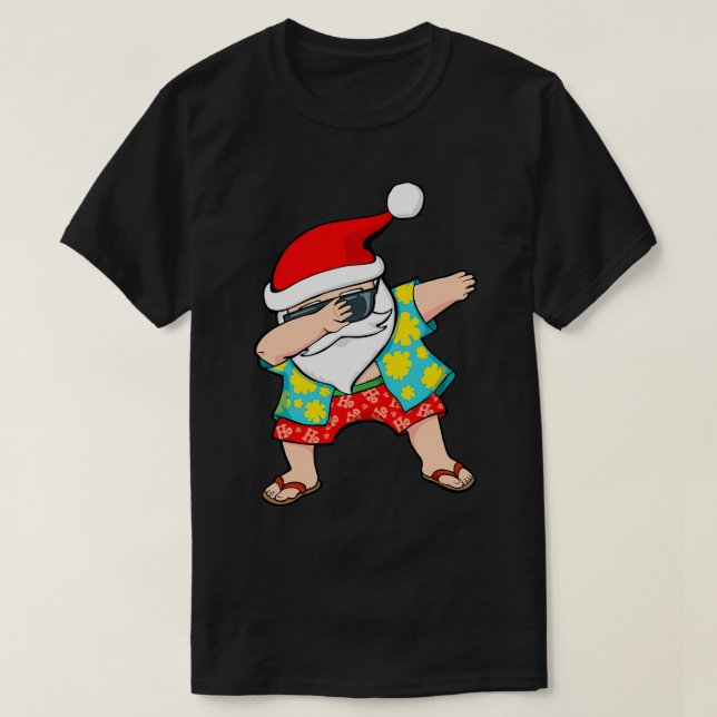Camiseta Dabbing Santa (Diseño del anverso)