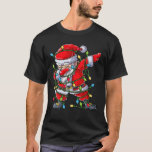 Camiseta Dabbing Santa Christmas Enfoca regalos de Navidad<br><div class="desc">Pintura del árbol de navidad de Santa Claus Enfoca regalos de Navidad Niños Camiseta</div>