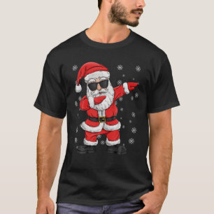 Camiseta Dabbing Santa Christmas Funny Santa Merry Christma