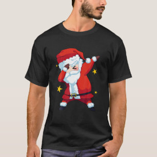 Camiseta Dabbing Santa Claus, boy Chica Fiesta Matchin