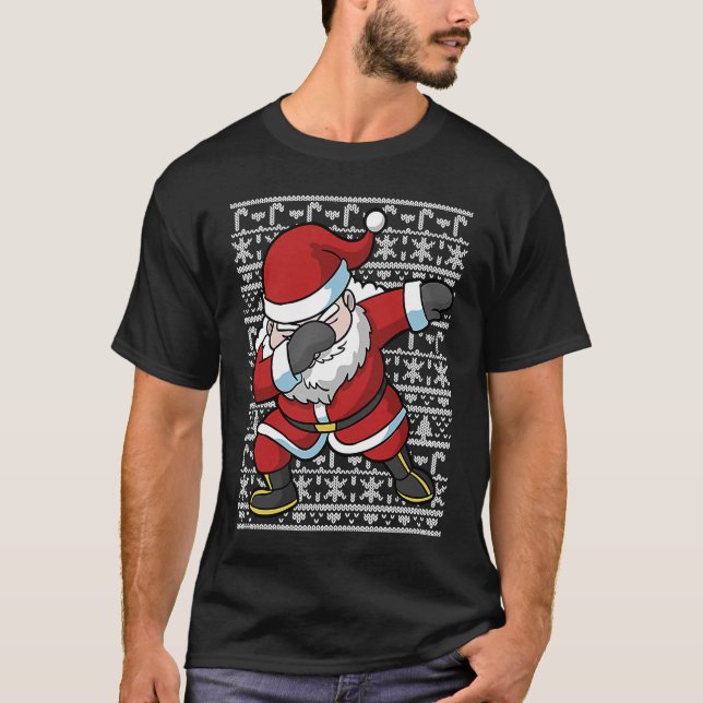 Camiseta Dabbing Santa Claus Christmas Dab Men Women Boys K (Anverso)