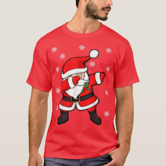 Camiseta Dabbing Santa Claus Funny Navidades