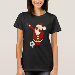 Camiseta Dabbing Santa Claus Funny Navidades Dab Soccer