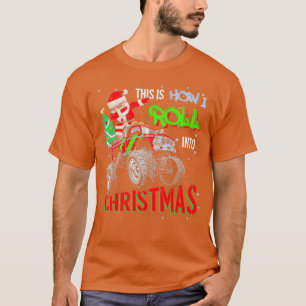 Camiseta Dabbing Santa Claus Monster Truck Niños Navidades 