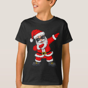 Camiseta Dabbing Santa Claus Navidades Dab Boys Chicas niño
