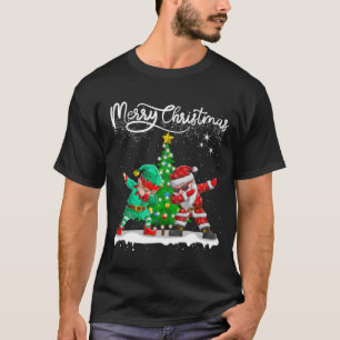 Camiseta Dabbing Santa Claus Navidades de amigos elfos Navi