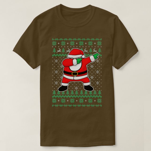 Camiseta Dabbing Santa Claus Navidades Holidays Dab (Diseño del anverso)