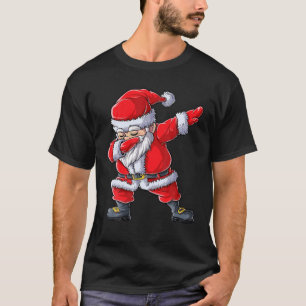 Camiseta Dabbing Santa Claus Navidades Niños Chicas Dab