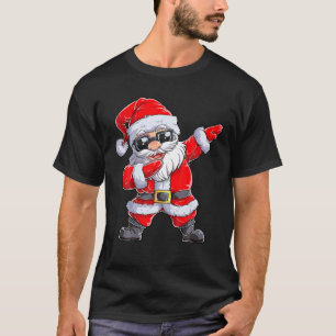 Camiseta Dabbing Santa Claus Navidades Niños hombres gracio