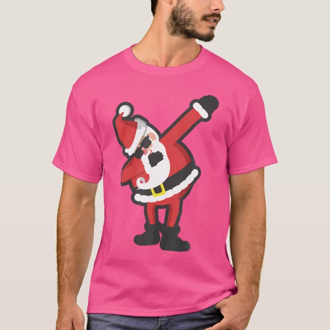 Camiseta Dabbing Santa Hip Hop Navidades Dab (Anverso)