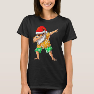 Camiseta Dabbing Santa Navidades En Julio Hombres Hawa Trop
