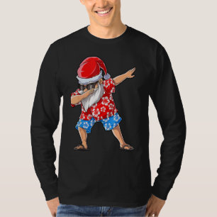 Camiseta Dabbing Santa Navidades En Julio Hombres Hawa Trop