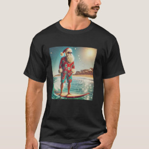 Camiseta Dabbing Santa Navidades En Julio Hombres Hawai