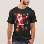 Camiseta Dabbing Santa Playing Basketball Christmas Merry X<br><div class="desc">Dabbing Santa Playing Basketball Christmas Merry Xmas Sport</div>