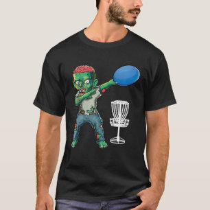 Camiseta Dabbing Scary Zombie Frisbees Disk Golf Halloween