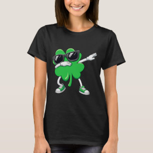 Camiseta Dabbing Shamrock Funny Boys Chicas