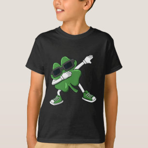 Camiseta Dabbing Shamrock St Patrick's Day Fun Boys Chicas