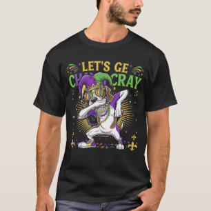 Camiseta Dabbing Shorthal del puntero Mardi Gras Cray Cray
