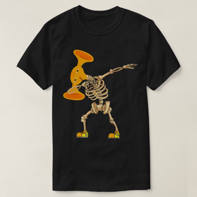 Camiseta Dabbing Siren Head Halloween Memes Kids, Funny Hor (Diseño del anverso)